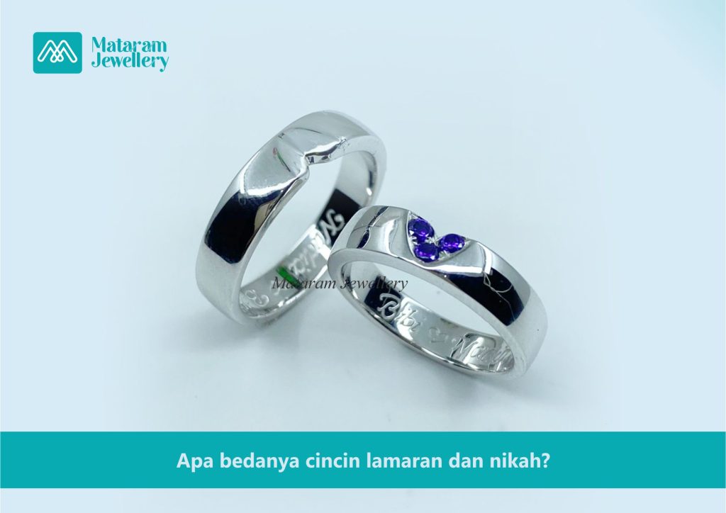 Apa bedanya cincin lamaran dan nikah?