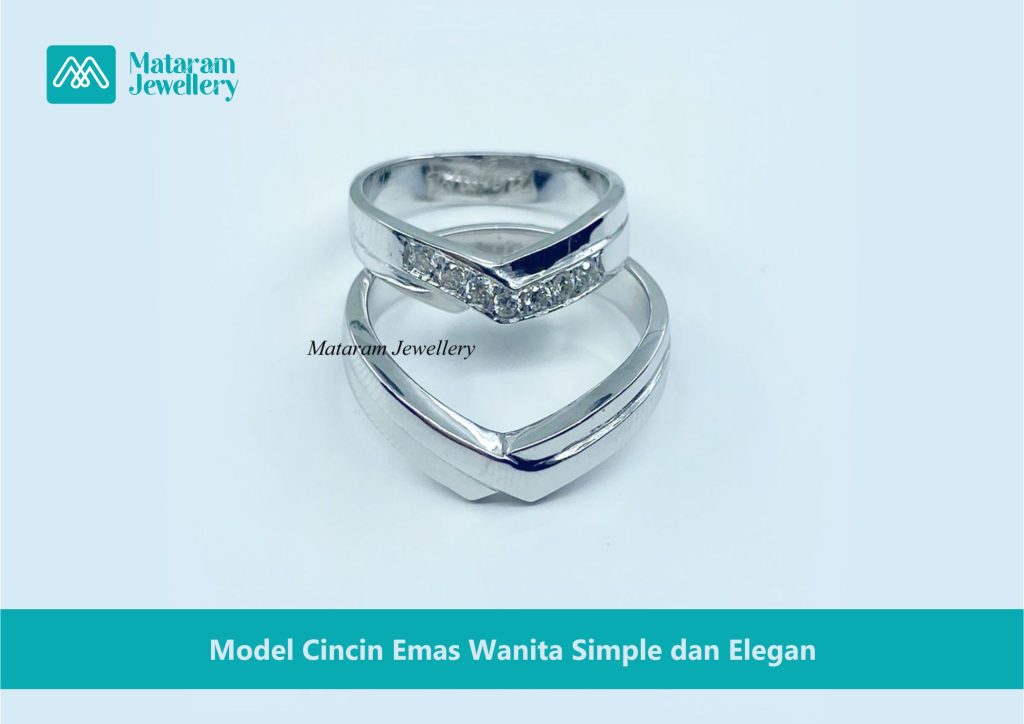 Model Cincin Emas Wanita Simple dan Elegan